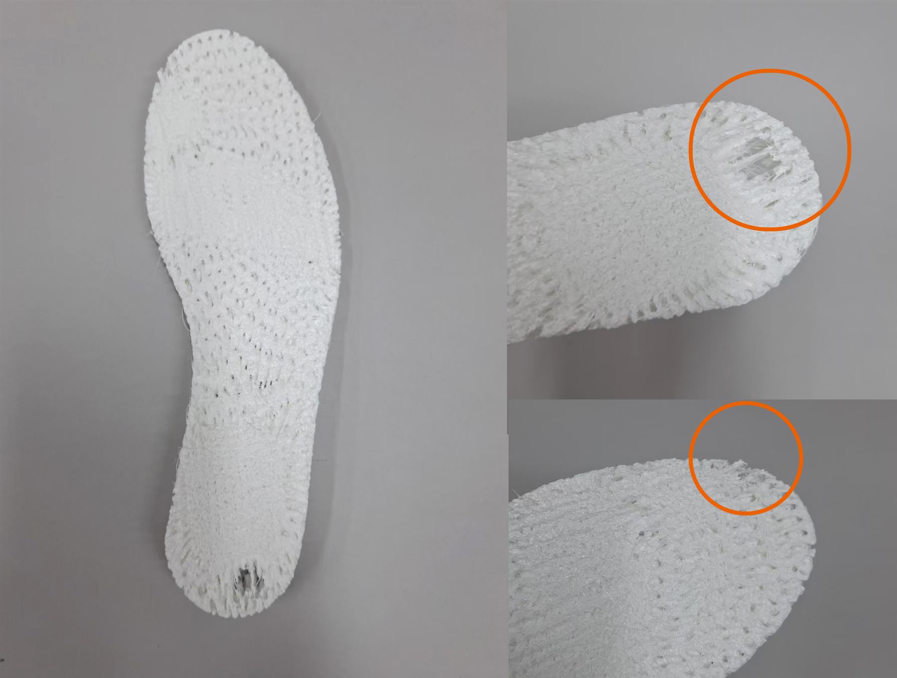 TPMS-Gyroid insole print failure with collapsed internal spans
